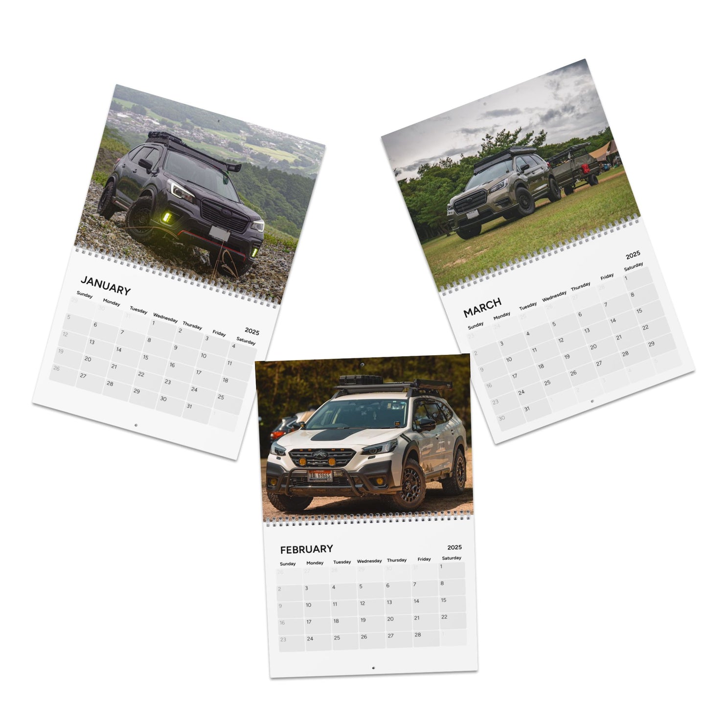 Overland Subies Calendar 2025 JP
