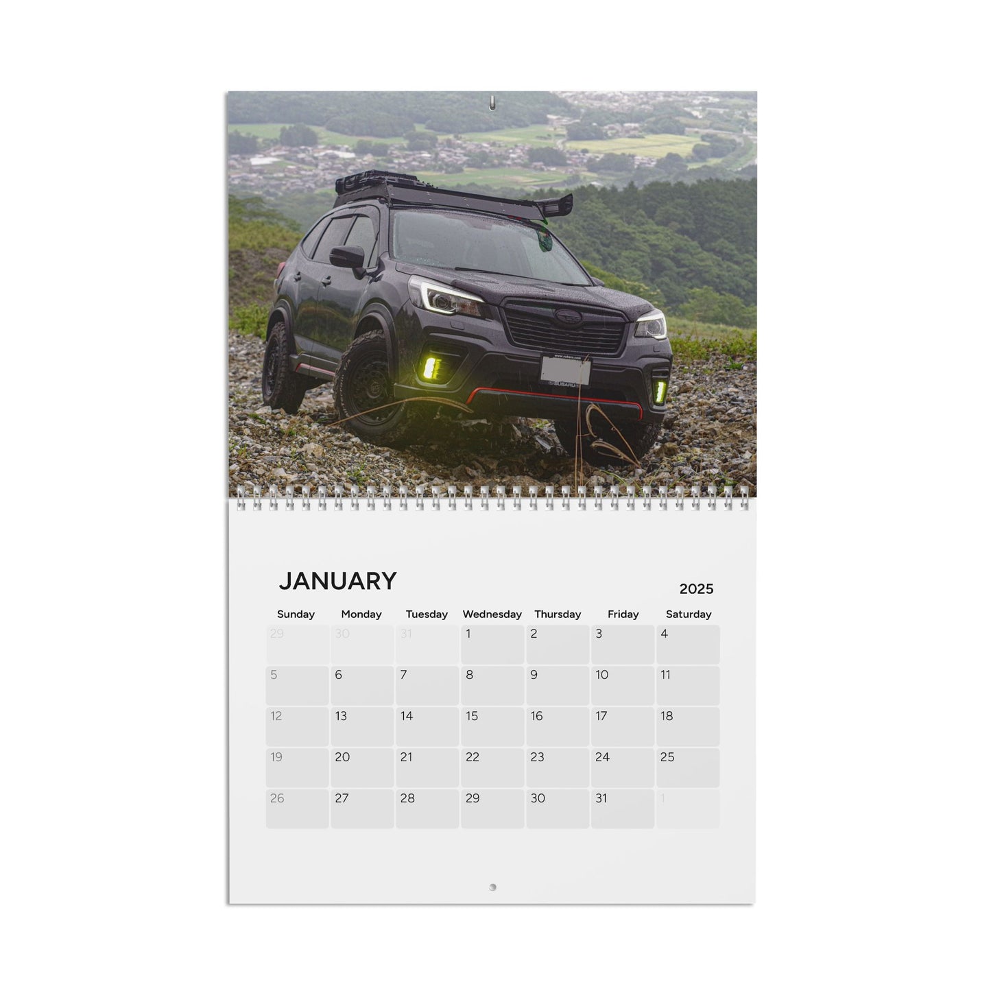 Overland Subies Calendar 2025 JP