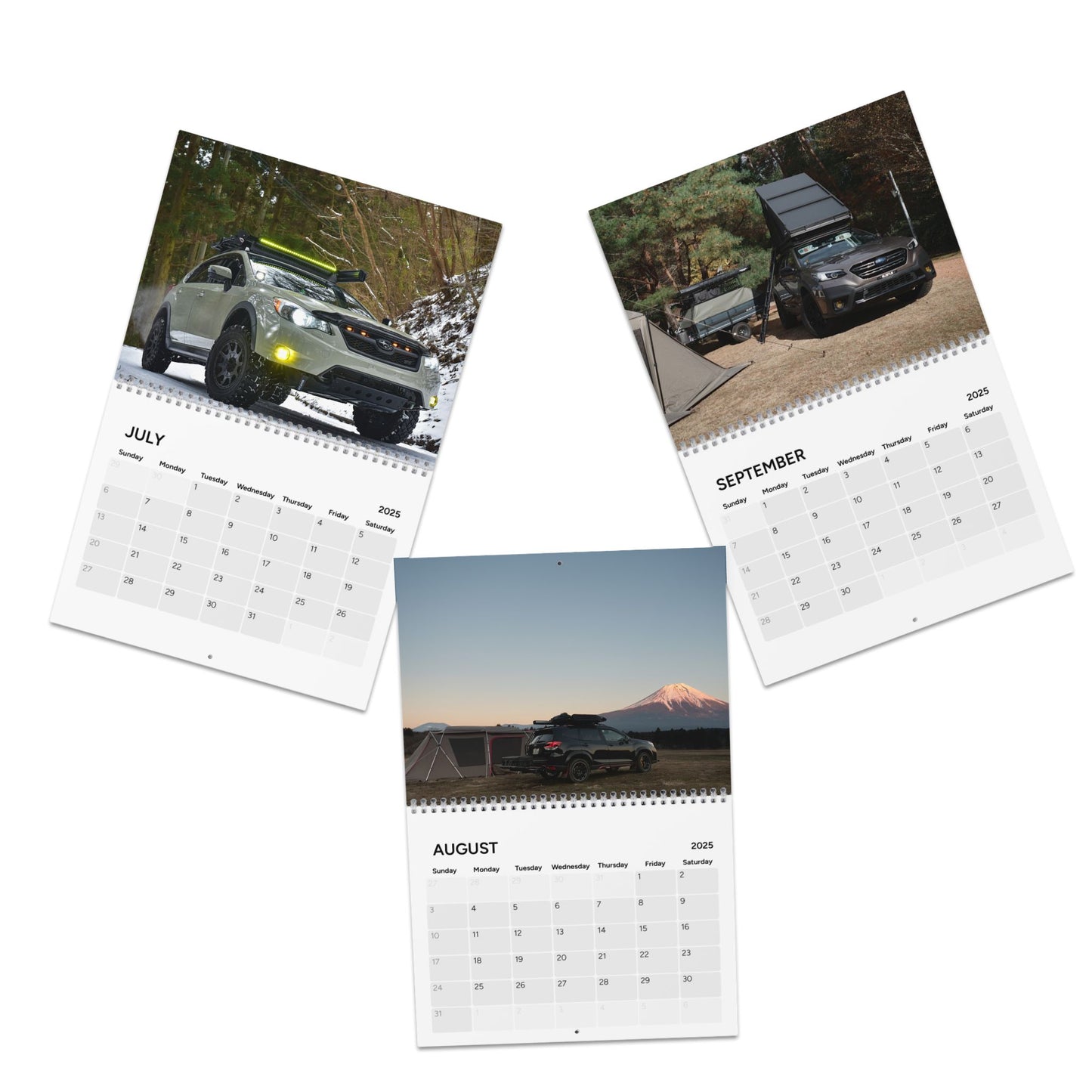 Overland Subies Calendar 2025 JP